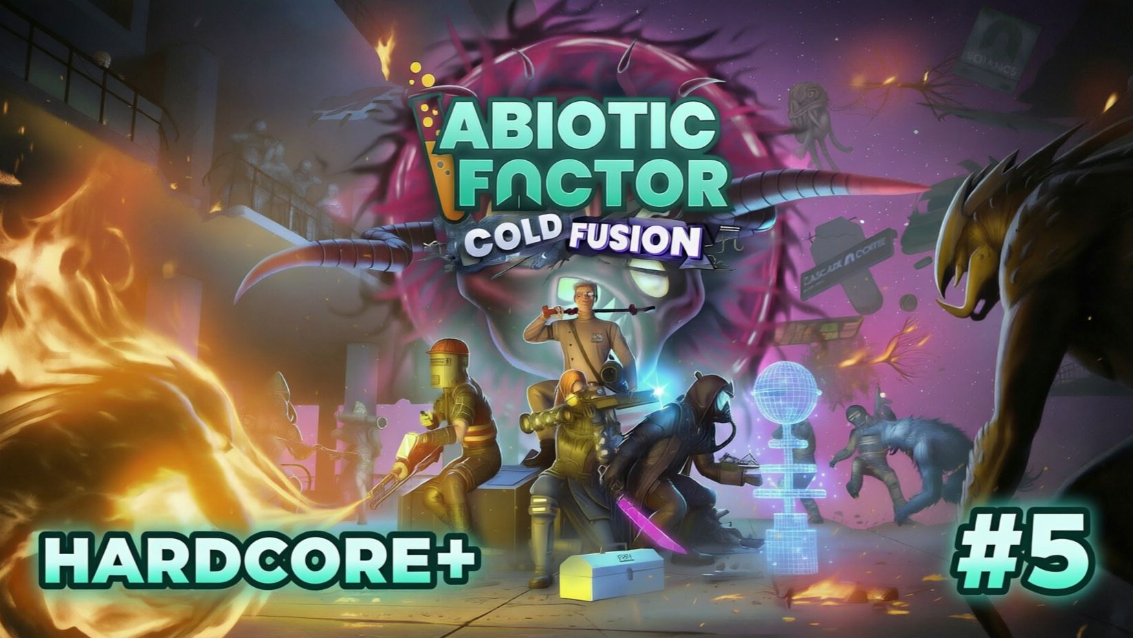 Попал в сектор реакторов. Abiotic Factor. Hardcore. #5
