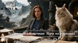 3️⃣АУДИОКНИГА ПОЛНОСТЬЮ 🗺️ Неучтенный источник: Игры на рудниках ⛏️ ЧАСТЬ 3️⃣