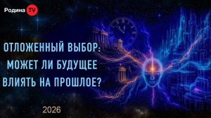 ОТЛОЖЕННЫЙ ВЫБОР: МОЖЕТ ЛИ БУДУЩЕЕ ВЛИЯТЬ НА ПРОШЛОЕ? || прямой эфир, Родина НВ