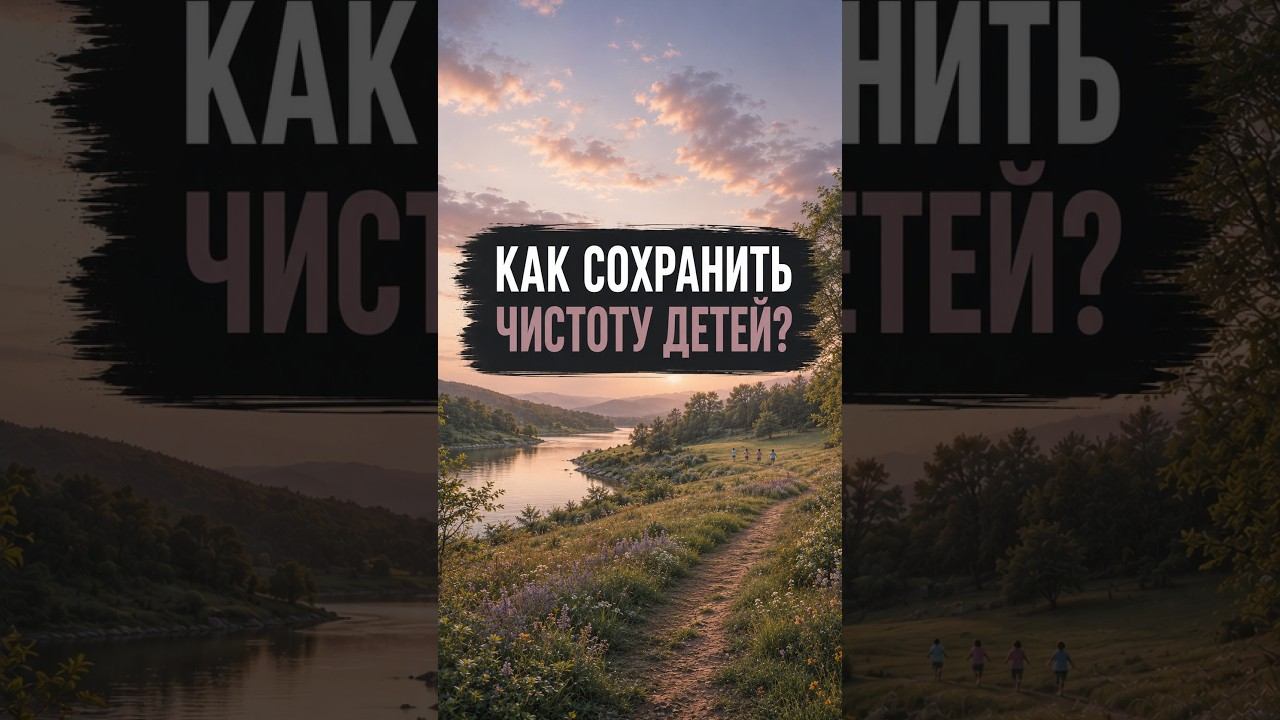 Как сохранить чистоту детей