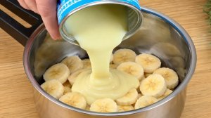 Торт за 1 минуту! Никакой муки и никакого сахара! Любимый рецепт моей бабушки!