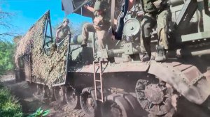 Расчеты самоходок «Пион» уничтожили скопления боевиков ВСУ