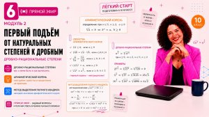 Легкий старт_Эфир 6_Дробно-рациональные степени. Преобразование числовых выражений