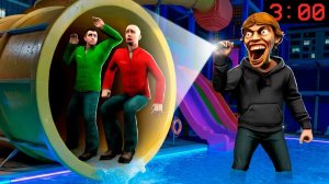 ЗРЯ МЫ ОСТАЛИСЬ В АКВАПАРКЕ НОЧЬЮ! УГАР И БЕЗУМИЕ В Garry`s Mod