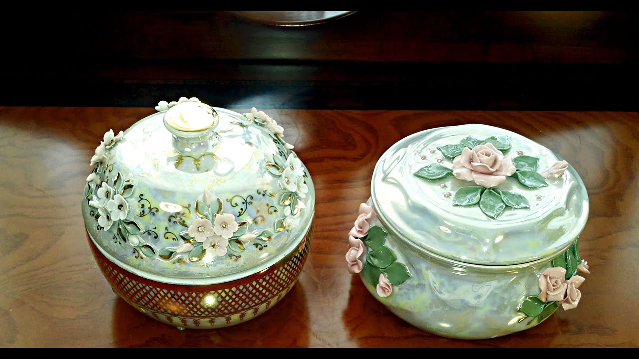 Кисловодский фарфор феникс шкатулки