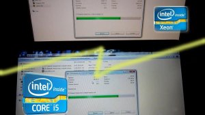 xeon E5450 против i5 2410M (судит 7z)