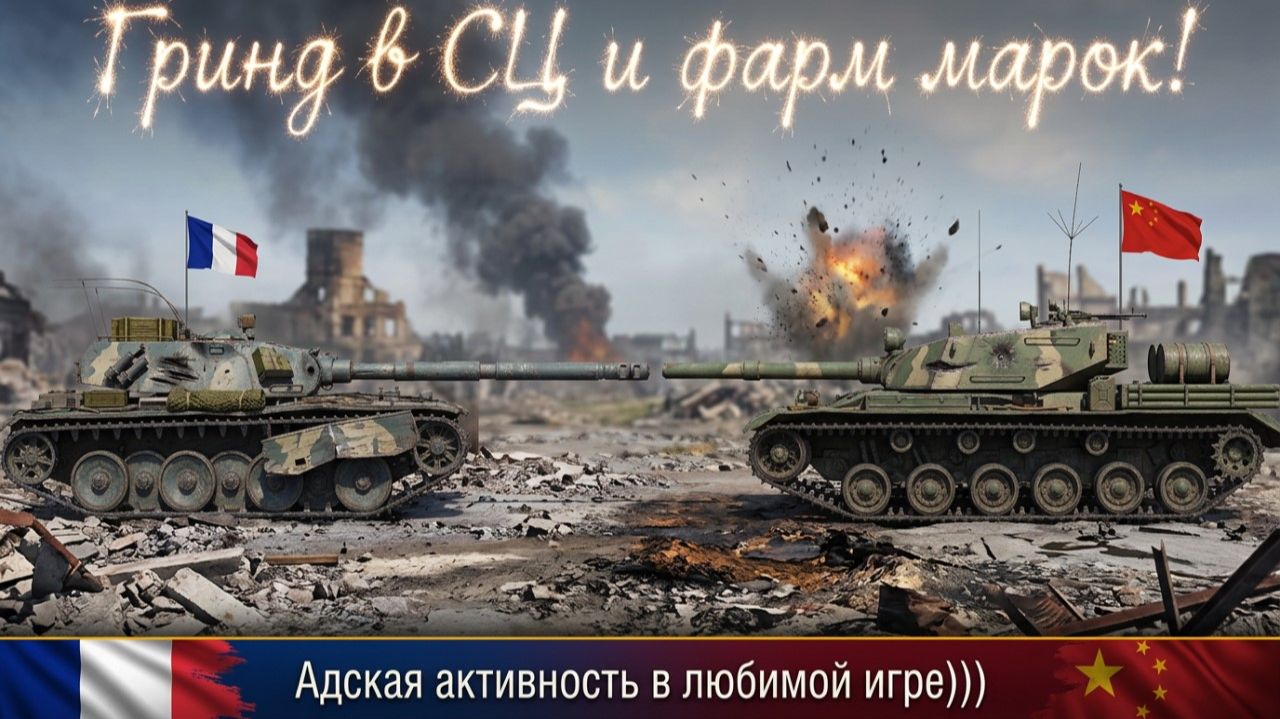 Гринд в СЦ и фарм марок! #танки #worldoftanks #миртанков #wot