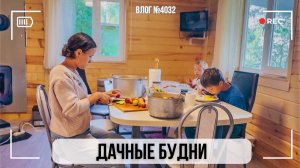 Дачные будни | Навожу порядок | Истерики из-за уборки - ВЛОГ №4032 - 13.08.26