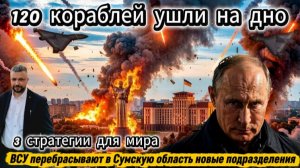 120 кораблей ушли на дно. 3 стратегии для мира