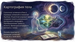 🌟 Картография тела: Путешествие к себе через телесную осознанность | 15.08.2026 в 18:00 МСК