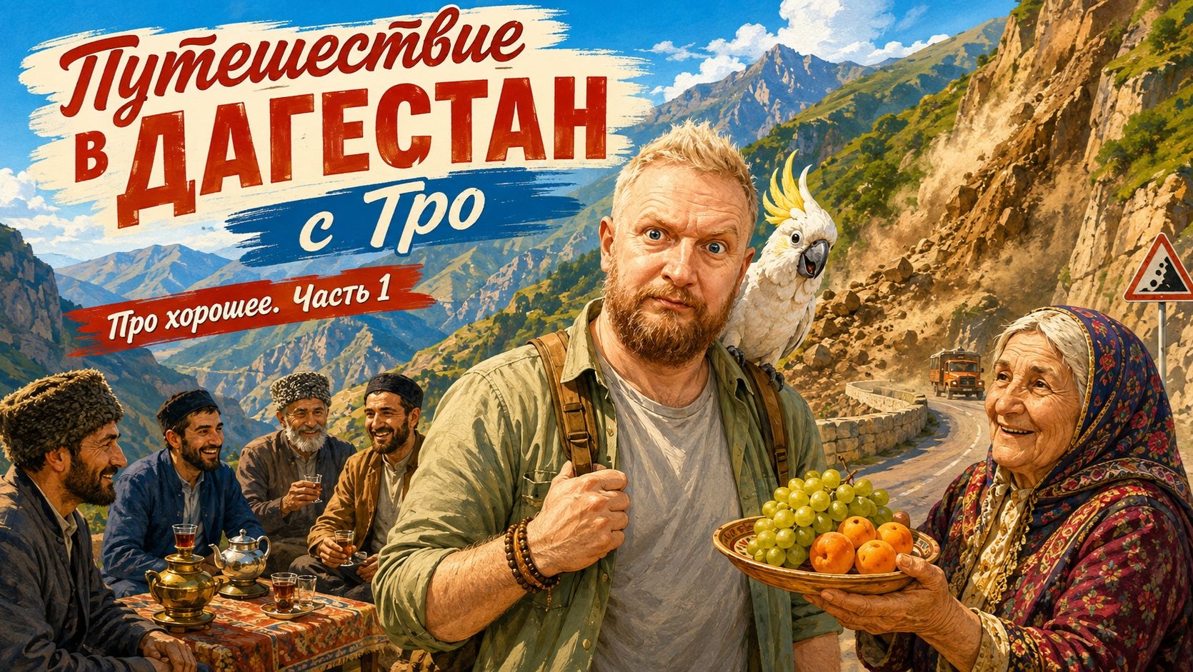 Путешествие в Дагестан с Тро! Про хорошее. Часть 1| Трофим Татаренков| Пояснительная Бригада выехала
