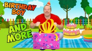 Steve and Maggie Birthday / Dinosaurs / Floor is lava / Английский Детям
