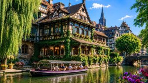 Страсбург, Франция 🇫🇷 Прогулка по городу каналов, старинных улиц и красивой архитектуры