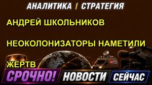АНДРЕЙ ШКОЛЬНИКОВ НЕОКОЛОНИЗАТОРЫ НАМЕТИЛИ ЖЕРТВ — копия