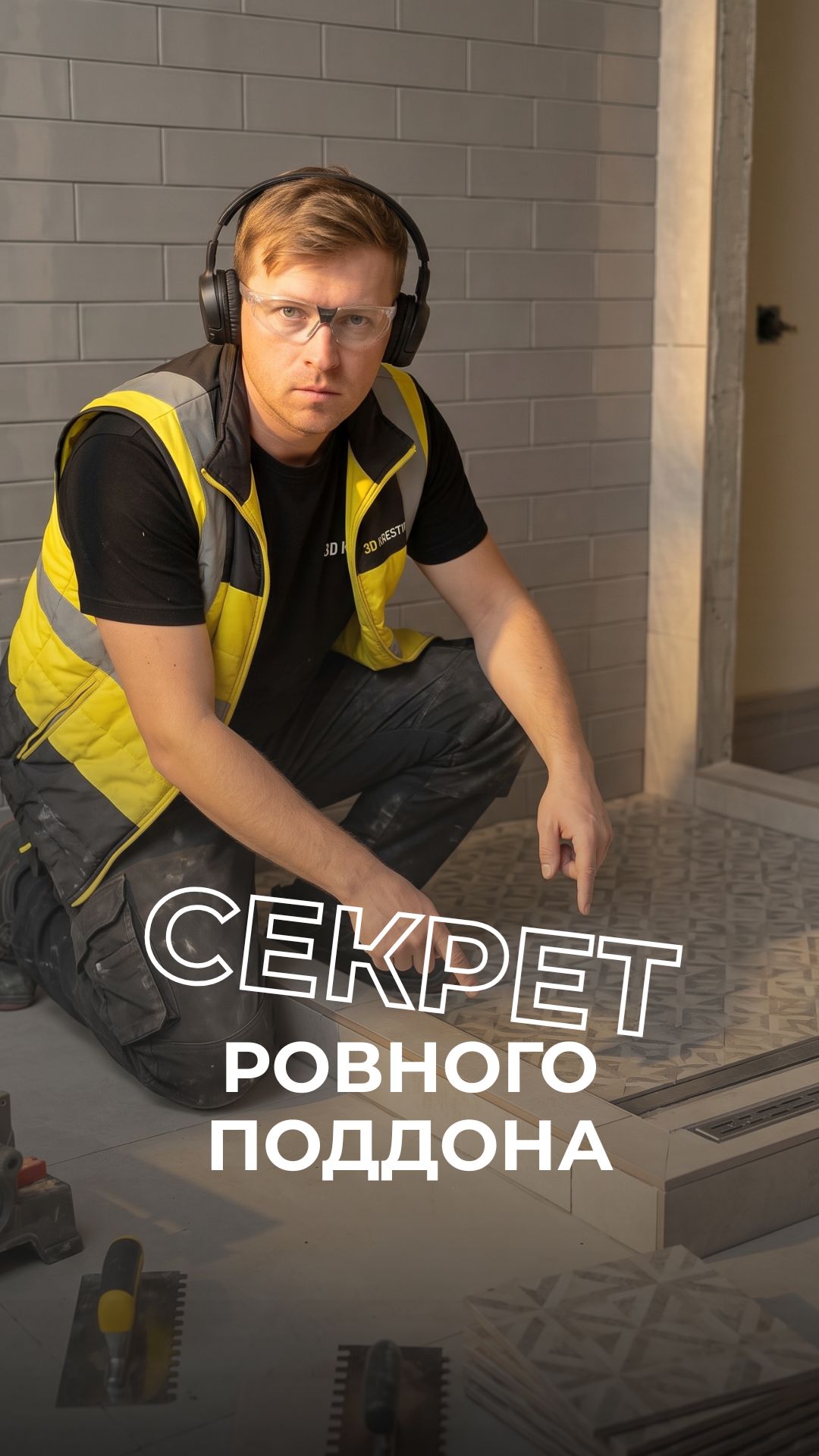 Как сделать идеальный душевой поддон? 🚿