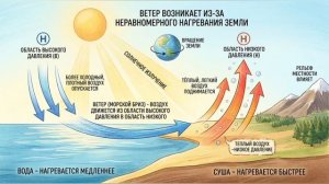 Откуда берется ветер?