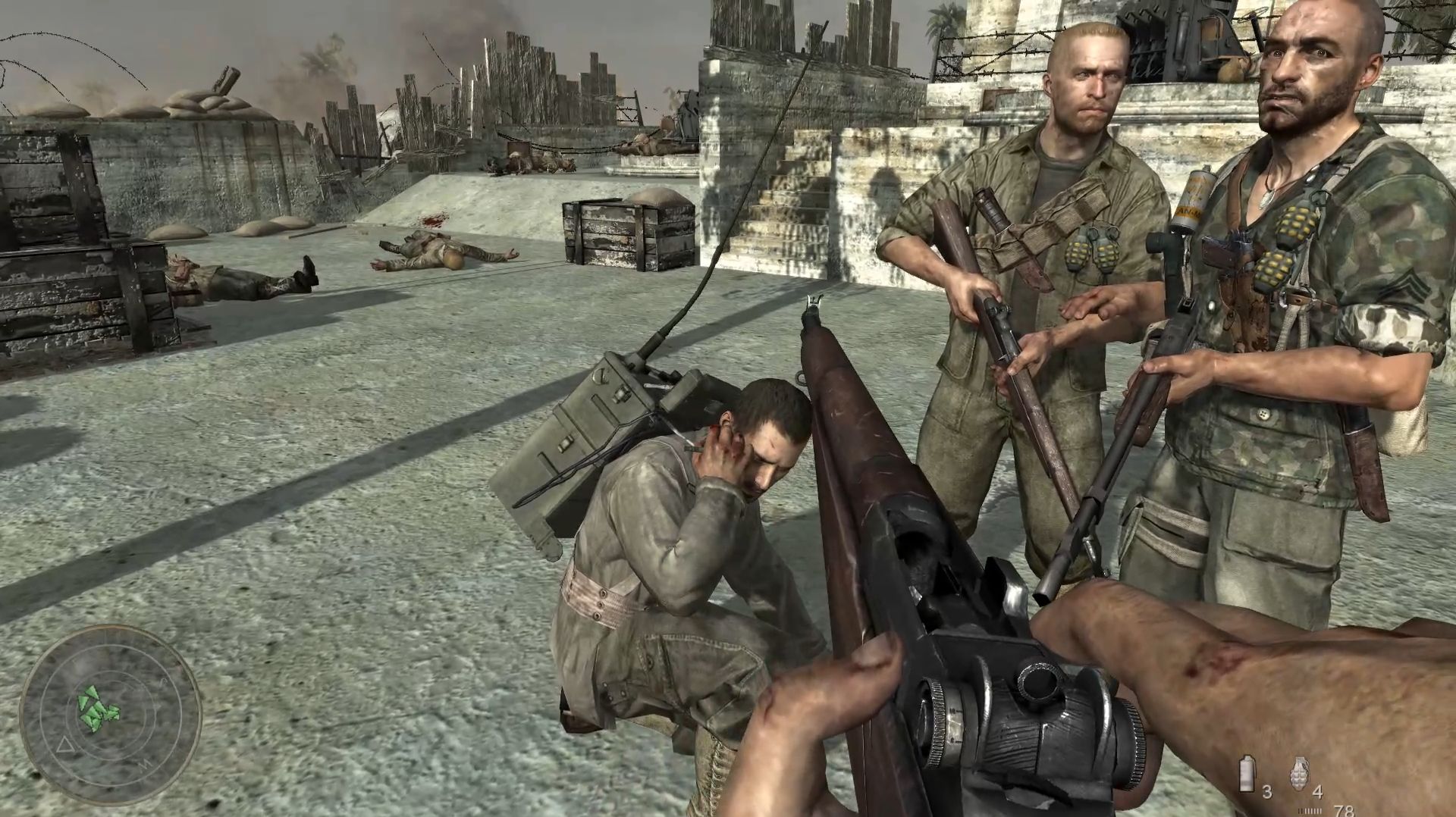 Call Of Duty World At War - Жёсткая посадка