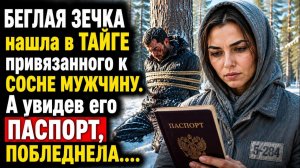 БЕГЛАЯ ЗЕЧКА нашла в ТАЙГЕ привязанного к СОСНЕ МУЖЧИНУ.  А увидев его ПАСПОРТ, ПОБЛЕДНЕЛА...
