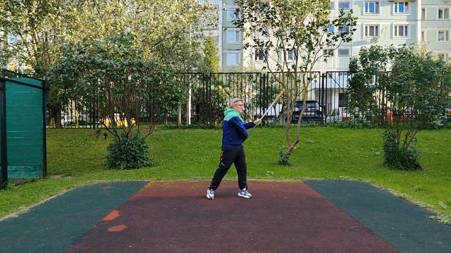 Упражнения с мягким шестом 160 см (11)