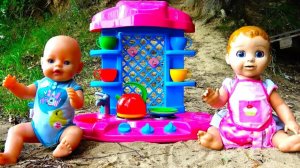 Luvabella doll learn colors with toy kitchen