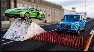 ТАЧКИ ПРОТИВ ШИПОВ - НОВЫЙ СКИЛЛ ТЕСТ В БИМКЕ BeamNG Drive!