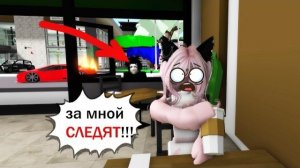 😱ЧТО??? ЗА мной СЛЕДИТ СТАЛКЕР в БРУКХЕВЕНЕ...ЧТО мне ДЕЛАТЬ?!!!😭 в ROBLOX
