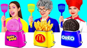 Кулинарный Челлендж# Я против Бабушки # Вкусные Кухонные Лайфхаки от Fun Challenge