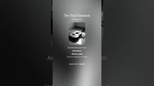 The Third Testament (1)