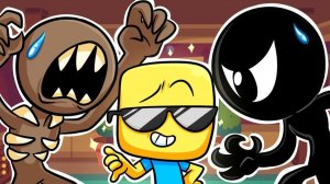 РАДУЖНЫЕ ДРУЗЬЯ — МОНСТРЫ ПОВСЮДУ! | DOORS/ Rainbow Friends — Анимации на русском