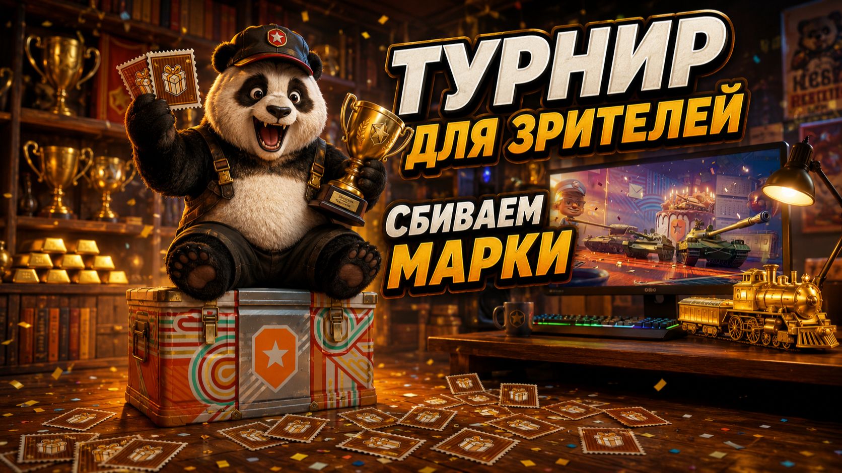 Турнир для зрителей! Сбиваем марки на всём подряд!
