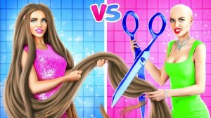 Проблемы с короткими vs длинными волосами в колледже _ Сумасшедшие трудности девушек