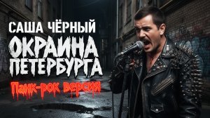 Рок | Саша черный - Окраина Петербурга CyberKas (Official Video) Музыка от нейросети