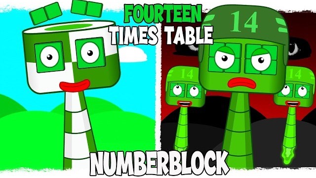 МОЙ СПРУНКИ OC: ТАБЛИЦА УМНОЖЕНИЯ НА 14 (ИЗ NUMBERBLOCKS) 🔢😱
