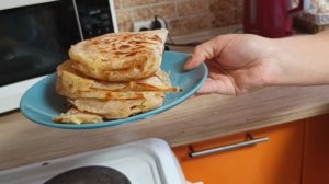 Кесадия с сыром и помидорами очень быстро