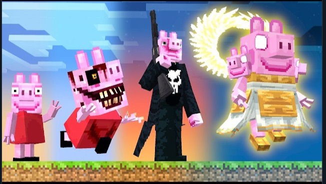 ПРОКАЧИВАЕМ СВИНКУ ПЕППУ ДО БОЖЕСТВЕННОГО УРОВНЯ В МАЙНКРАФТЕ! PEPPA PIG GOD In Minecraft