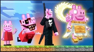 ПРОКАЧИВАЕМ СВИНКУ ПЕППУ ДО БОЖЕСТВЕННОГО УРОВНЯ В МАЙНКРАФТЕ! PEPPA PIG GOD in Minecraft
