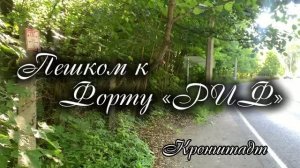 Пешком к Форту «Риф» в Кронштадте