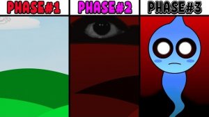 Все этапы в новой версии Incredibox Sprunki, о которых идет речь: от фазы 1 до фазы 3
