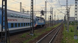 ЭП2К-508 с поездом №746 «Аврора» Москва–Санкт-Петербург