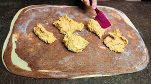 Рецепт домашних булочек на молоке с творожной начинкой😋