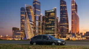Громкая Lada Priora и Автозвук по городу