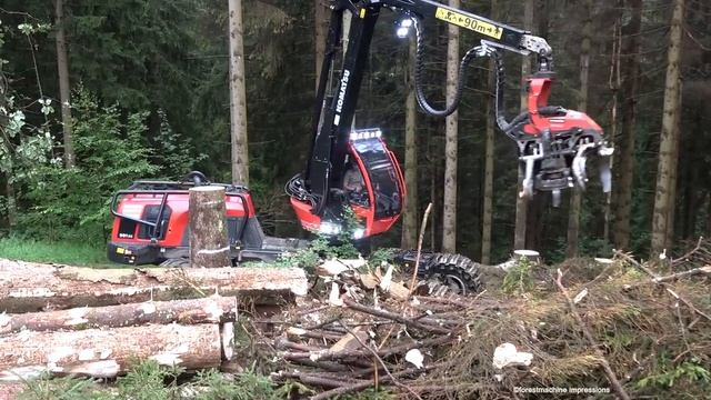 🌲Komatsu 951XC и C164 • НОВАЯ машина • тяжелая • Быстрая работа • Видео с лесозаготовок🌲