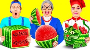 Кулинарный Челлендж# Я против Бабушки # Смешные Челленджи с Едой от Fun Challenge