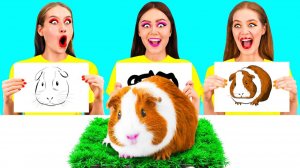 Кто Лучше Нарисует Предмет, Получит Его # Потрясающие Лайфхаки для Рисования от KiKi Challenge