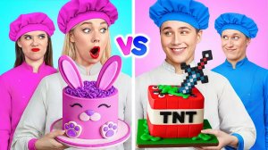 Кулинарный Челлендж_ Мальчики VS Девочки _ Эпичная Битва с Едой от Multi DO Smile
