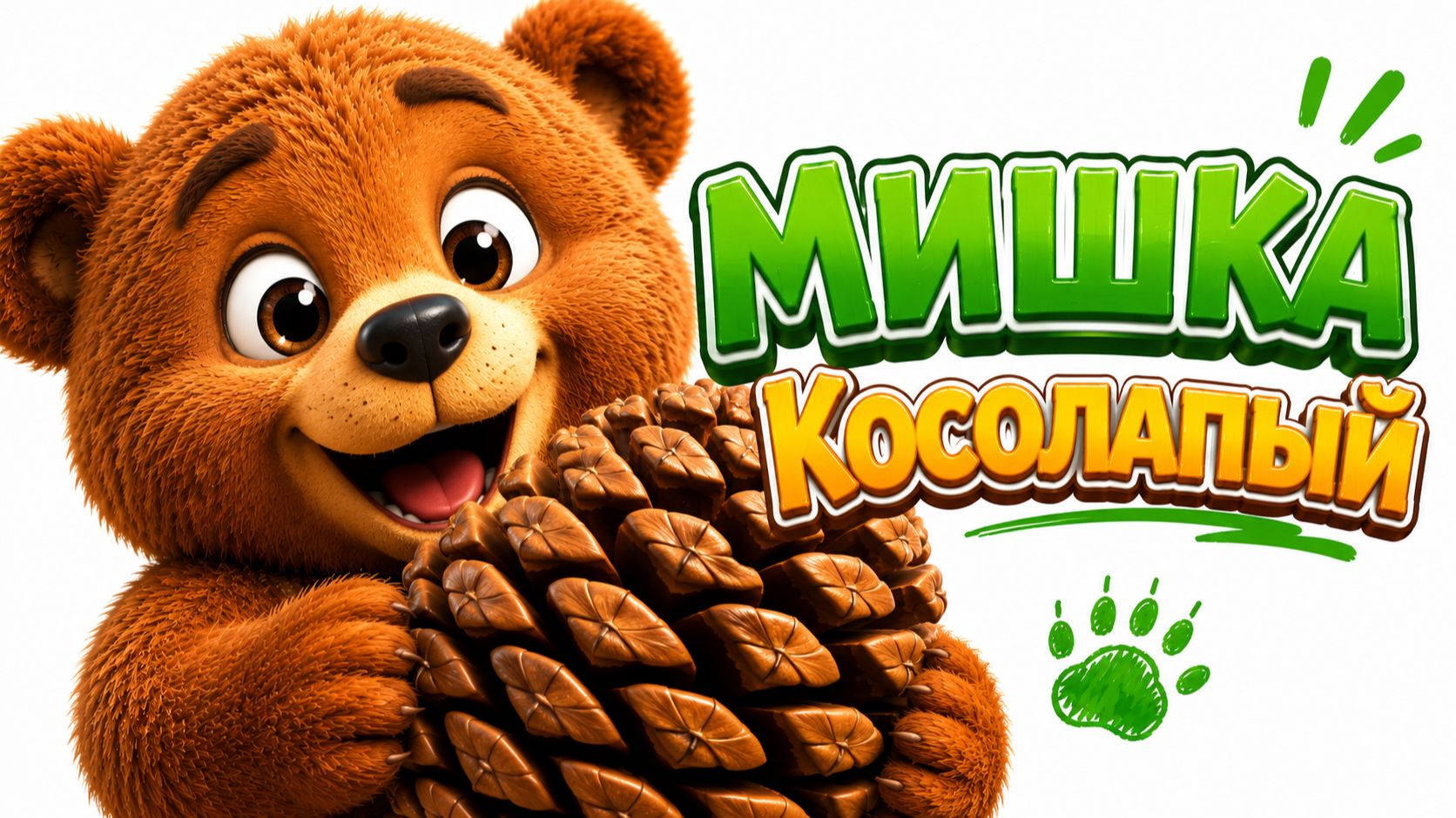 Мишка Косолапый по лесу идёт - Мульт Песенка для малышей