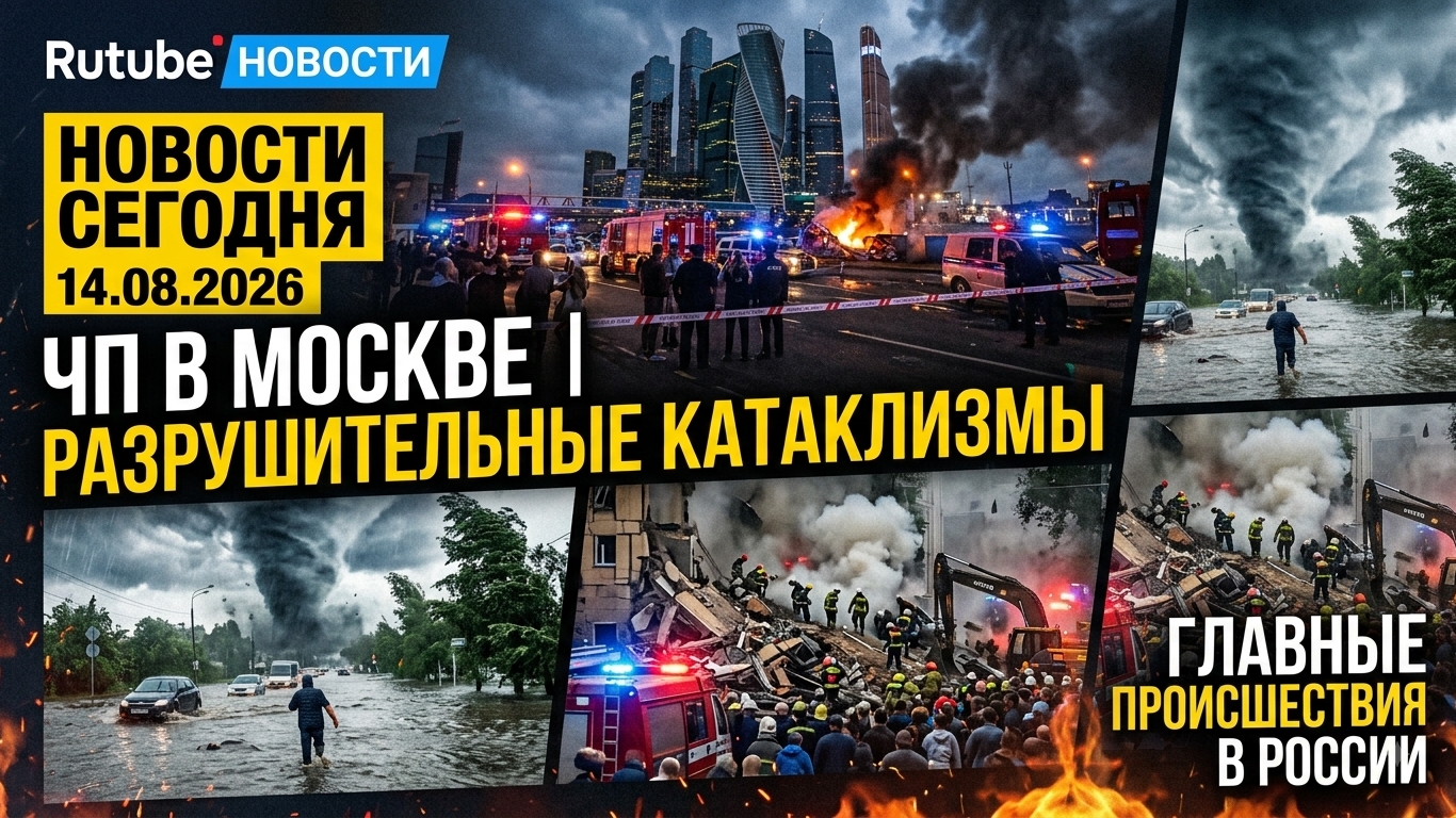 НОВОСТИ СЕГОДНЯ 14.08.2026 | ЧП в Москве, разрушительные катаклизмы, главные происшествия в России