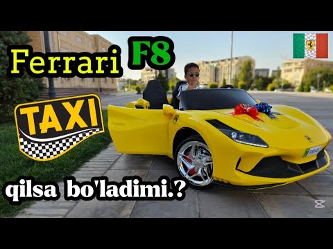 Болалар машинаси +100kg 🏎 Ferrari F8 Spider🧑🏎.! Доставка текин.!🚚 +99899-820-42-42 Zakaz Telegram📲