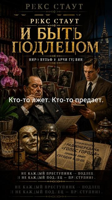 Рекс Стаут  И быть подлецом   #детектив #аудиокнига #слушатьаудиокнигу