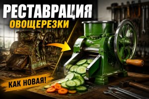 Реставрация овощерезки: восстановление сельскохозяйственной техники